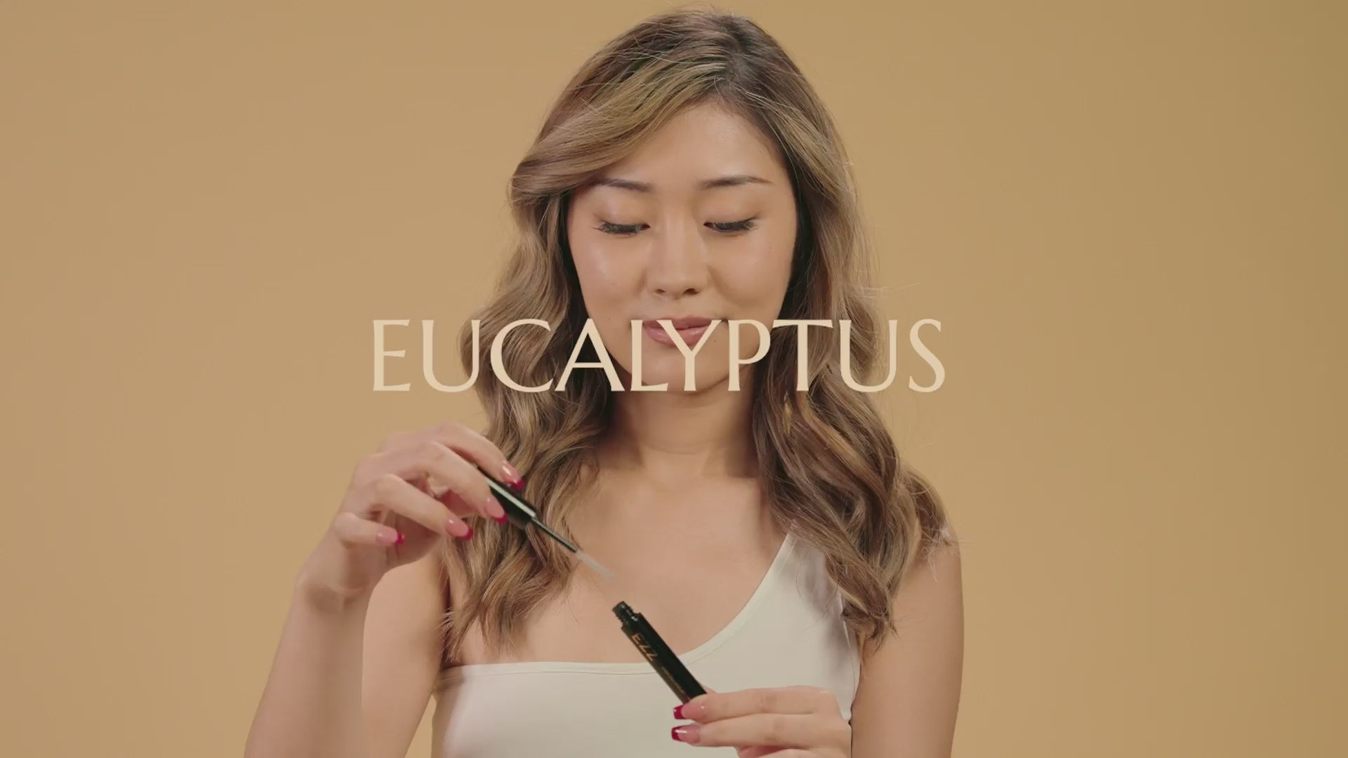 Load video: Eucalyptus Stem Cell &amp; Peptide Eyelash &amp; Brow Serum